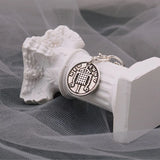 Evimi 925 Silver Color Portrait Coin Bracelet For
