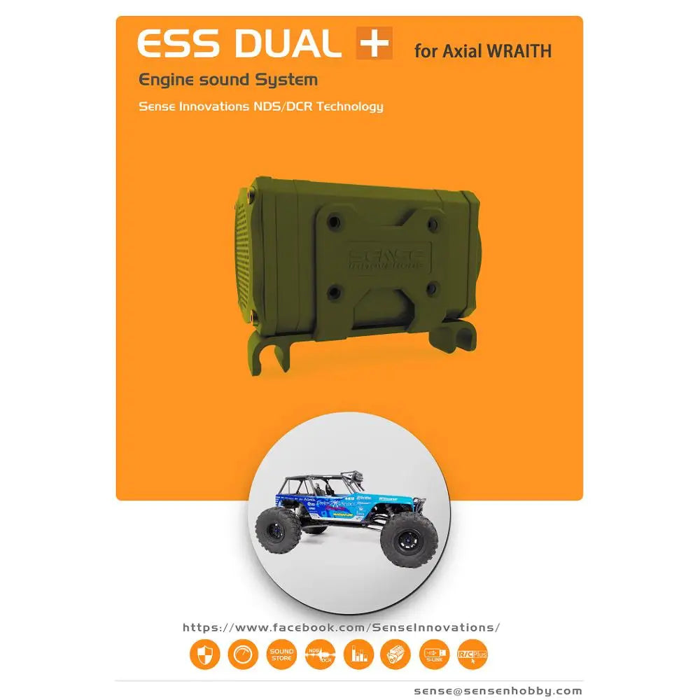 RC Car Sense ESS-ONE ESS-DUAL Speakers Engine Sound