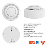 Independent Smoke Detector Sensor Fire Alarm Home Security