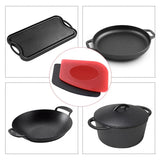 2pcs Set Durable Grill Pan Scrapers Cookware Cleaning