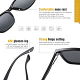 Fashion Square Sunglasses Polarized Men Women Ultra Light