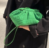 2024 new women fashion towel embossed clutch bag