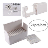 24pcs/Box NO PAIN Piercer Tool Machine Kit Stud