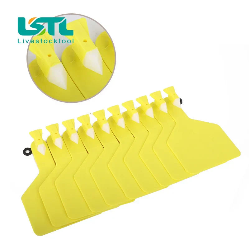 50Pcs TPU Cow Cattle Ear Tag Signs Without