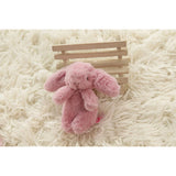 Cute cartoon plush Rabbit Keychain Love Pompom Trinket