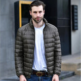 FGKKS Autumn Lightweight Thin Duck Down Jacket Men