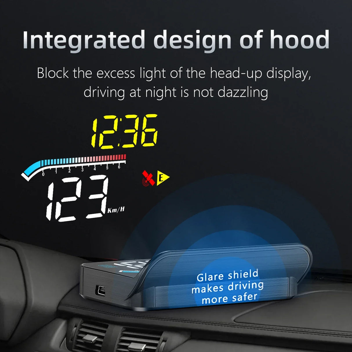 GEYIREN HUD Head Up Display Auto OBD2 GPS