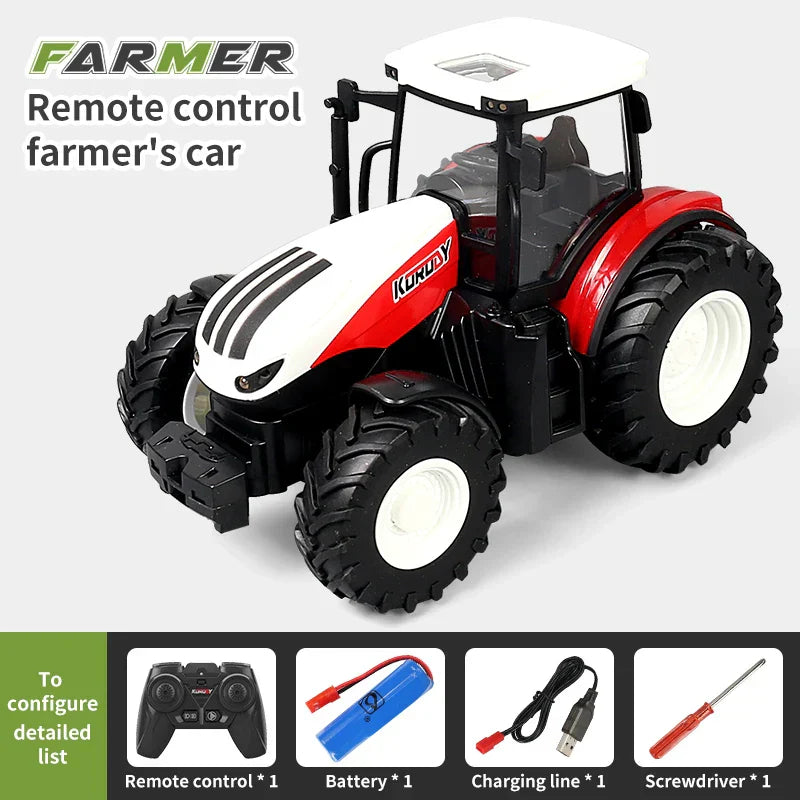 RC Farm Tractors Car Trailer 2.4G Radio Controlled