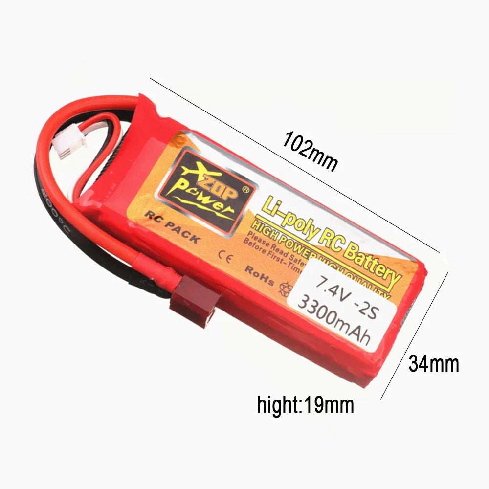 7.4 V Lipo battery for WLtoys 144001 2.4G