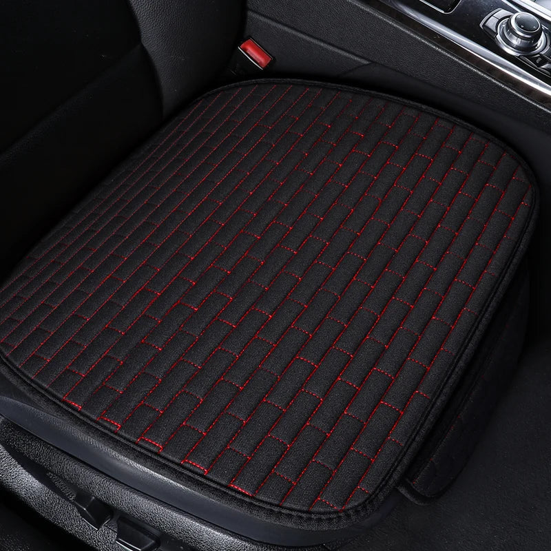 Car seat cover front/Rear Flax Seat Protect Cushion