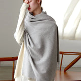 100 Wool Scarf Women Thickening Cashmere Winter Scars