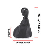 5 Speed Gear Shift Knob Boot Cover for Opel/Vauxhall Corsa D (2006-2014)