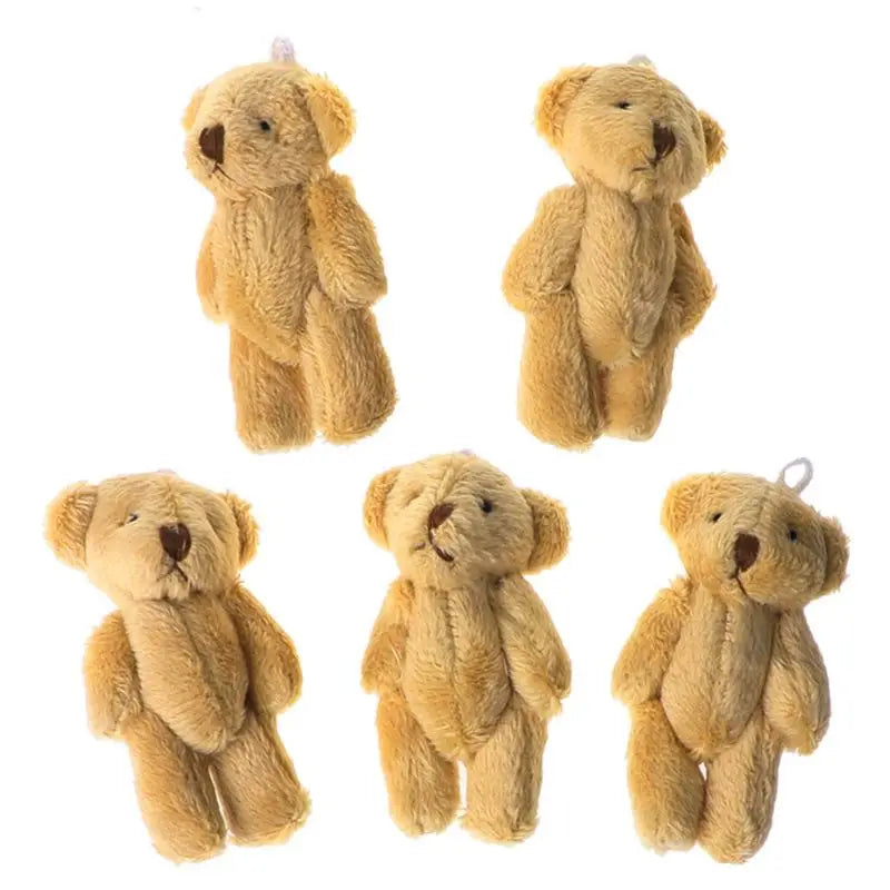 15Pcs/10/5Pcs Kawaii Small Bears Plush Soft Toys Pearl
