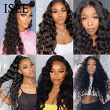 ISEE HAIR Brazilian Loose Deep Bundles With Closure