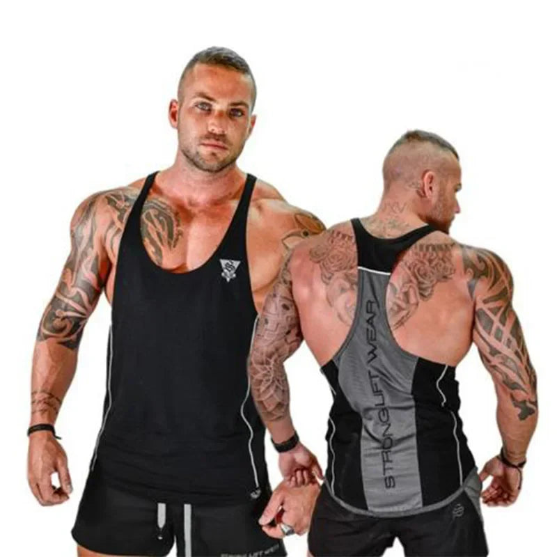 2021 New Men Tank top Gyms Workout Fitness