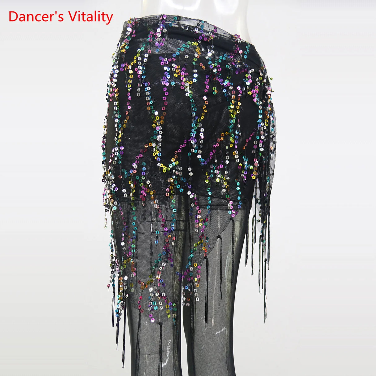New Style Belly Dance Costumes Sequins Tassel Belly