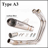 For Yamaha MT07 FZ07 Motorcross Exhaust Front Pipe