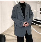 British-style Blazers Men Leisure Trendy Loose Suit Jackets