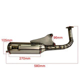 V8 Modified Racing Full Exhaust System For yamaha
