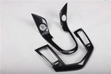 Car Central Console Frame Cover Stickers ABS for
