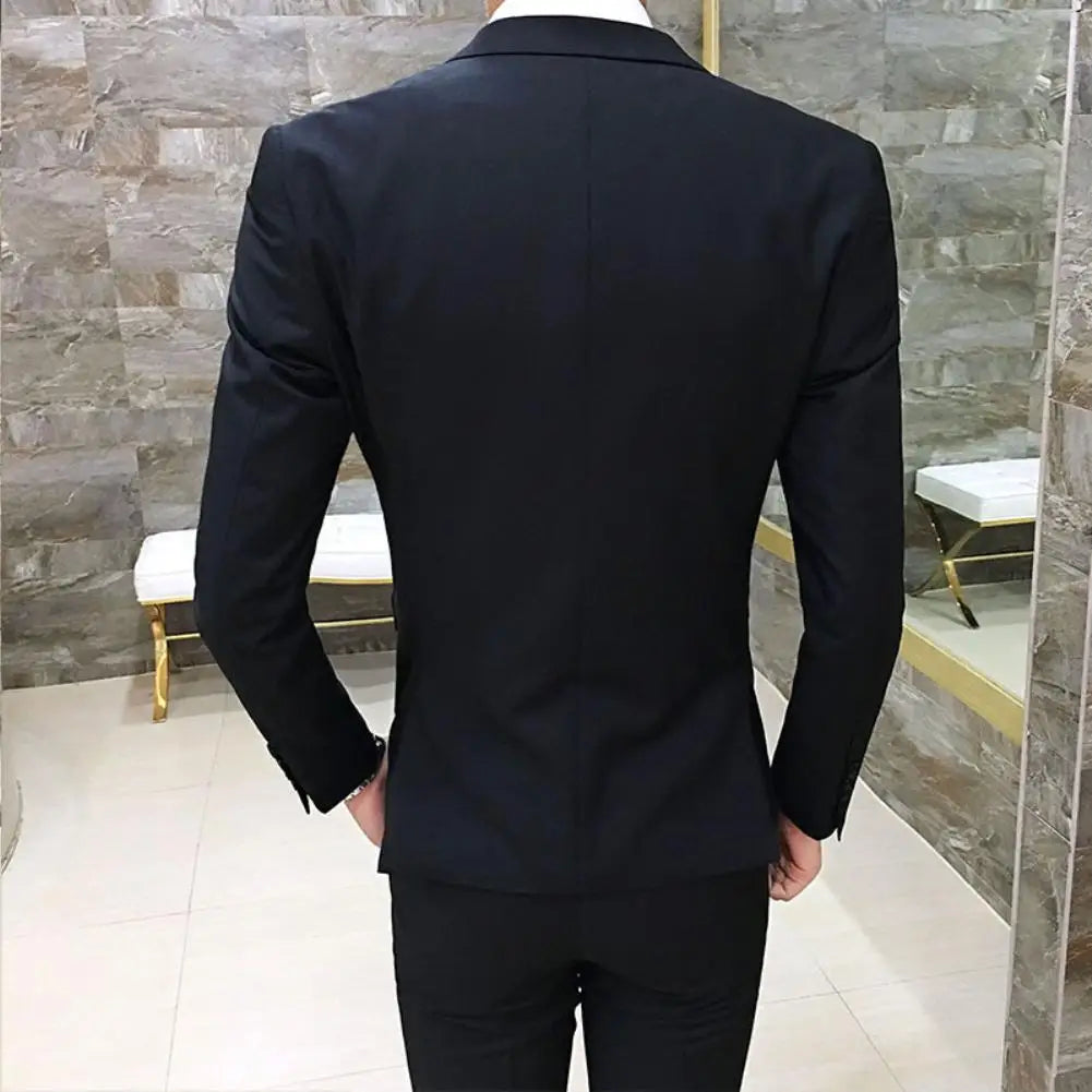 2021 Men's Sets Three-piece Wedding Business Men Formal
