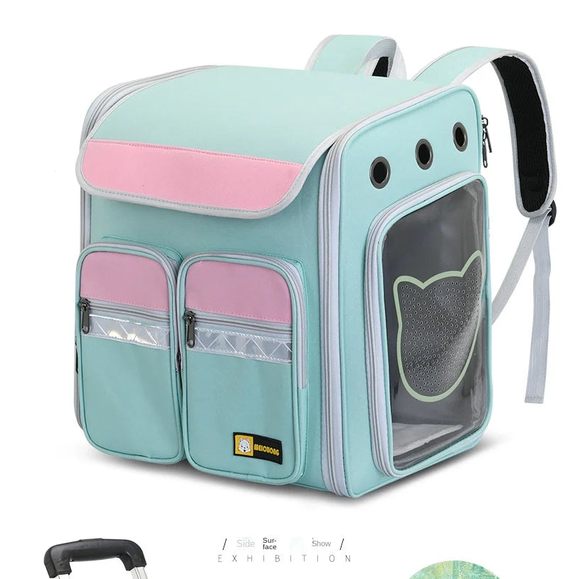 Pet Stroller Transportation Carrier for Dogs Backpack Travel