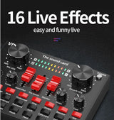 Bluetooth sound card live broadcast equipment Web live