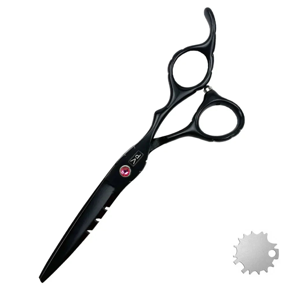 6.0 inch 17cm Professional hairdressing scissors Straight Shears