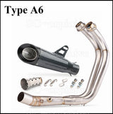 For Yamaha MT07 FZ07 Motorcross Exhaust Front Pipe