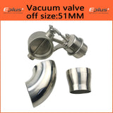 EPLUS Car Exhaust Pipe Control Valve Sets Vacuum