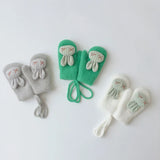 Autumn Winter Warm Baby Gloves Cartoon Animal Bunny