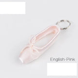 Handmade Mini Ballet Shoe Ballet Keychain Gift Satin