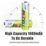 10PCS PKCELL 1.2v NI-MH AAA Battery 3A 1000MAH