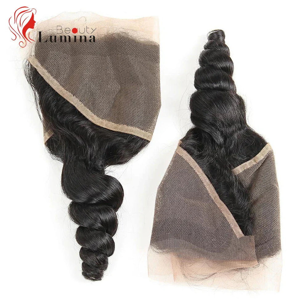 Loose Wave Frontal 13x4 Swiss Lace Frontal Ear
