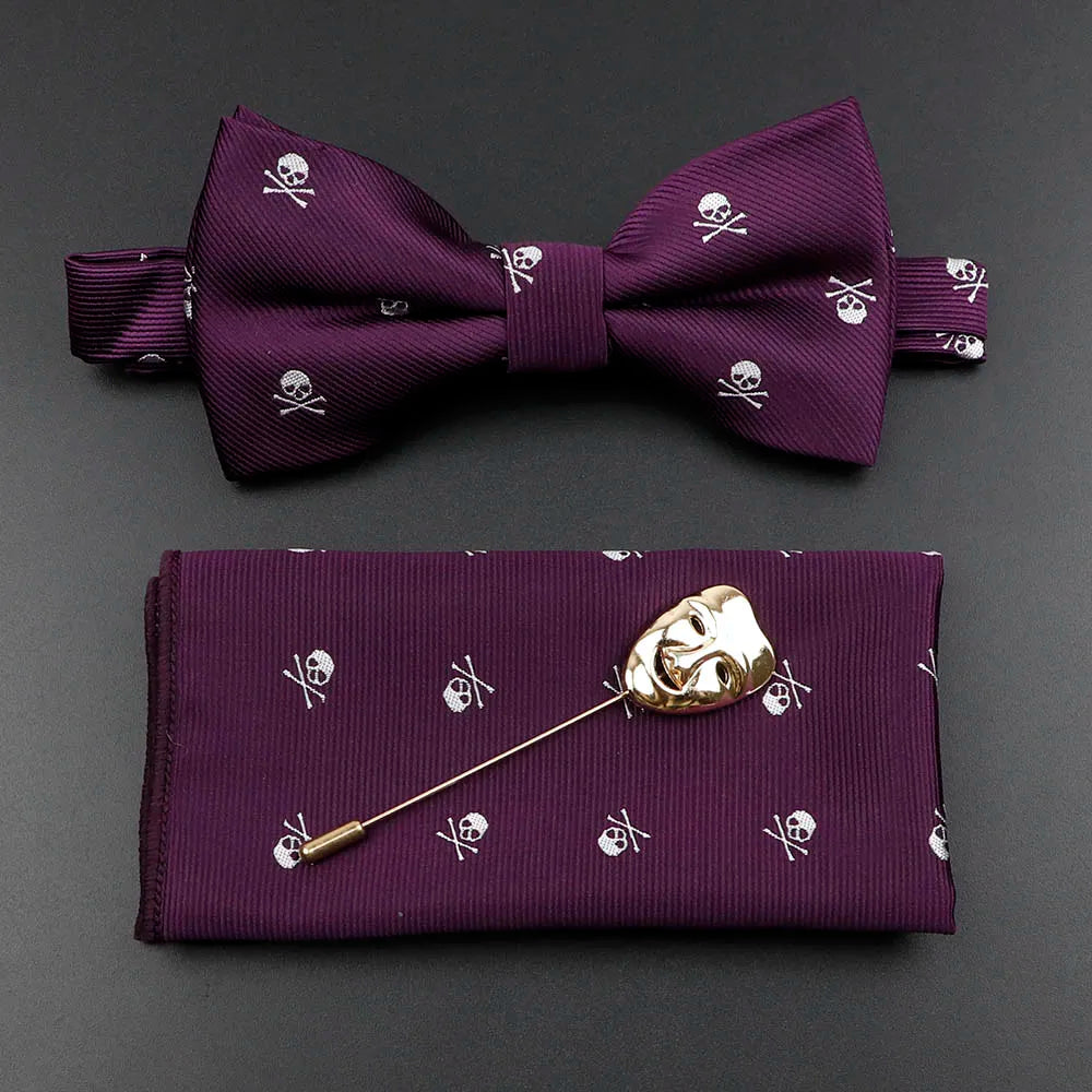 Fashion Men's Skull Tie Set New Design 8cm