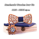 Mahoosive New Floral Wood Bow Ties for Men