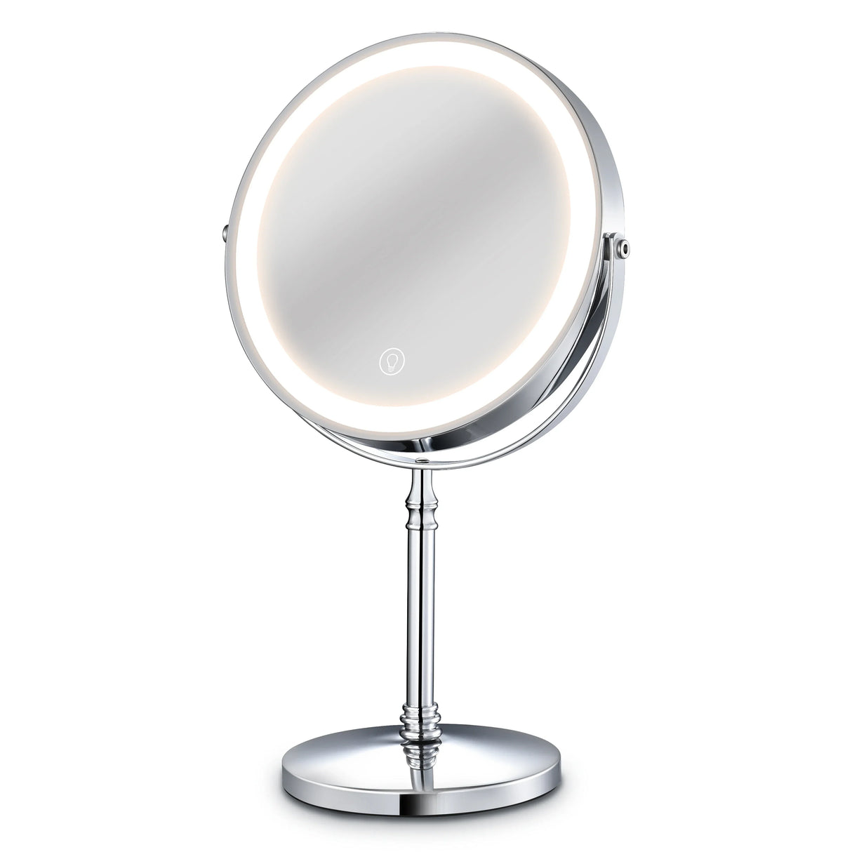 8 Inch Gold Makeup Mirror With Light USB