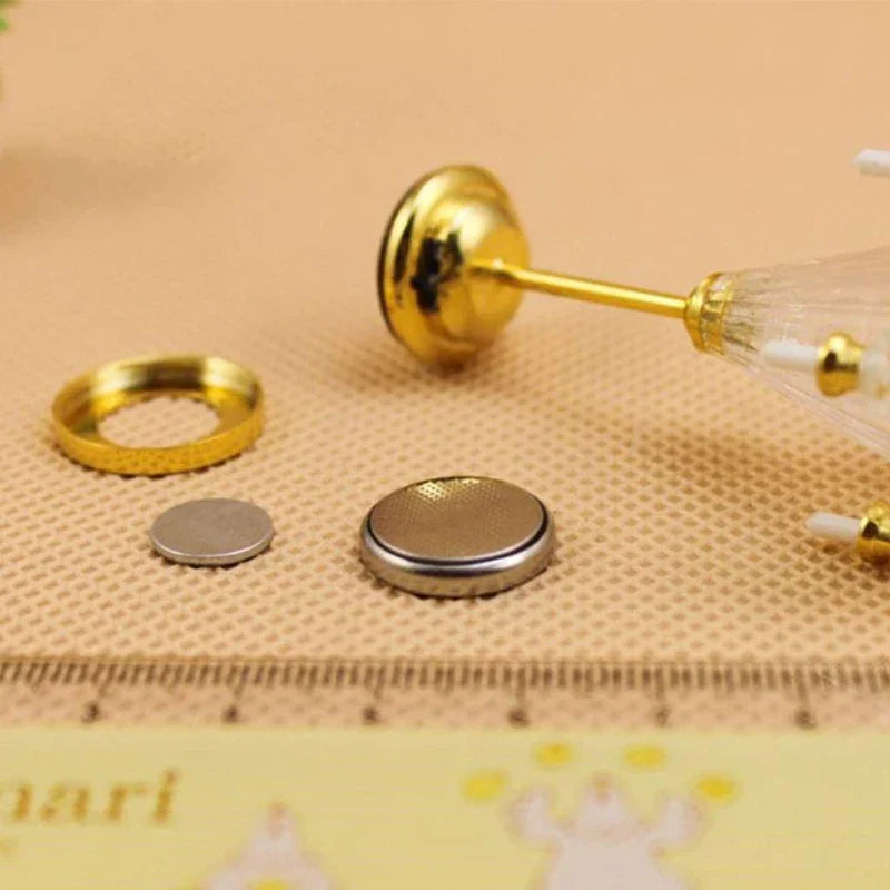 1Pc 1:12 Dollhouse Miniaturescale Ceiling Light Candles LED