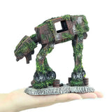 Autobot Robot Dog Shape Aquarium Landscape Decorations Simulation