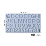 With Holes Alphabet & Number Resin Mould Letter