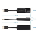 2500Mbps Ethernet Adapter 2.5 Gigabit USB Type C