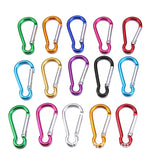 30PCS Aluminum Carabiner Key Chain Clip Outdoor Camping