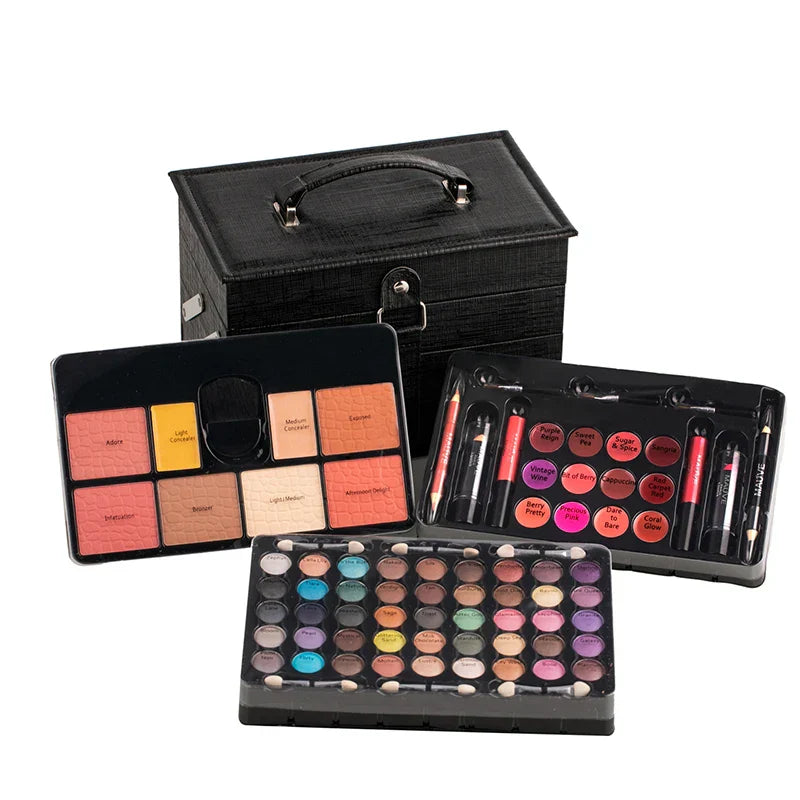 Black Cross Pattern Portable Professional 45 Color Eye