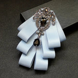 High Quality Korean Fashion New Crystal Bow Tie