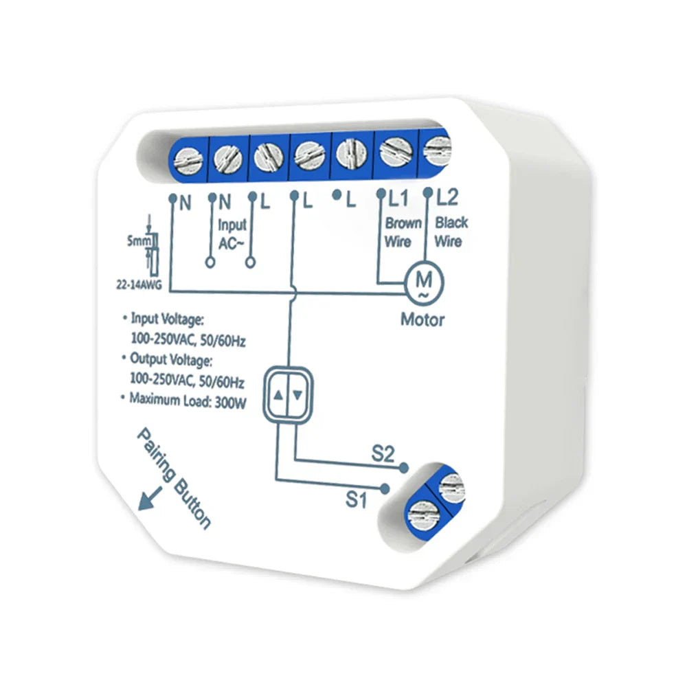 WiFi Curtain Roller Shutter Switch Module with RF