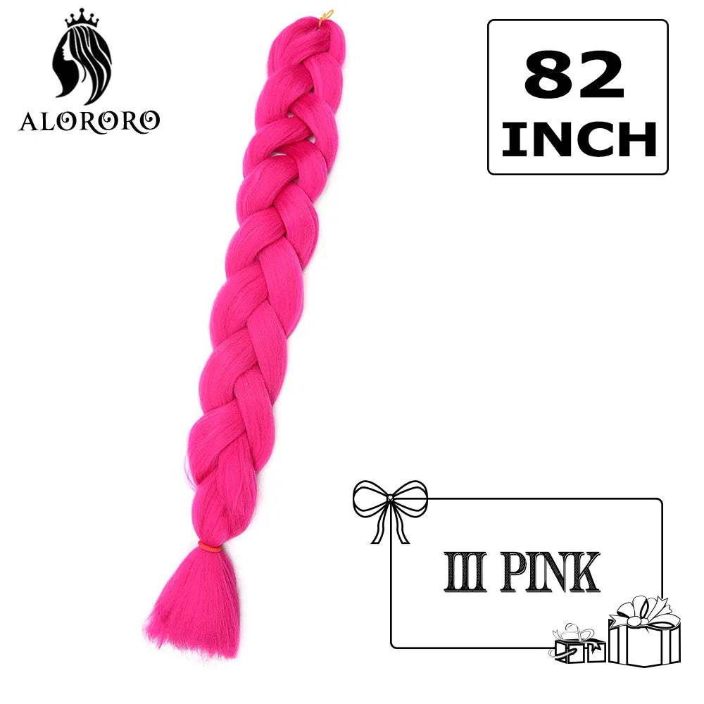 41Inch 165g Jumbo Braiding Hair Long Synthetic Crochet