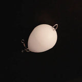 NEWS 5pcs egg float upward White bobber float