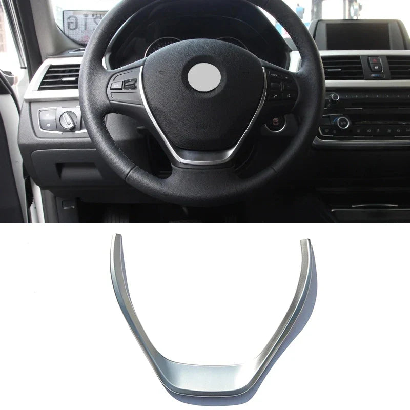 Car Carbon Fiber Interior Steering Wheel Decorative Frame