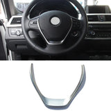 Car Carbon Fiber Interior Steering Wheel Decorative Frame