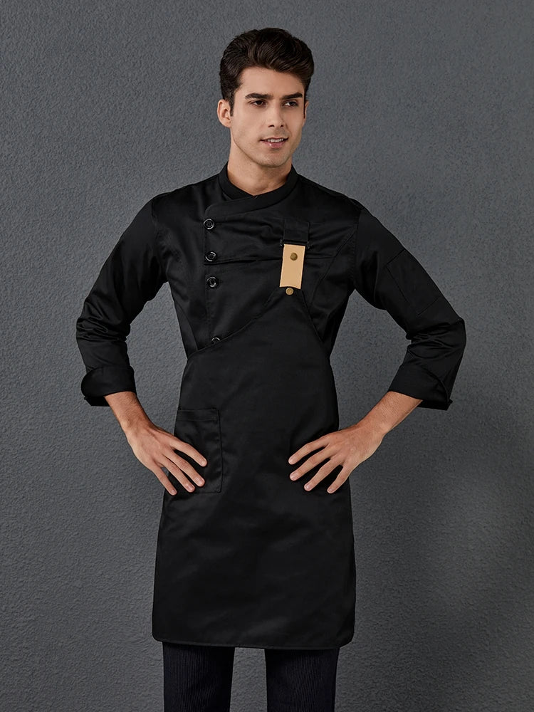 2023 New Chef Clothes Uniform Restaurant Kitchen Cooking